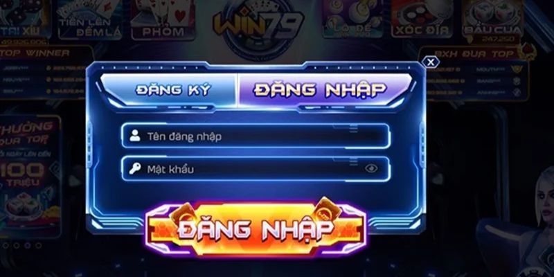 Đăng nhập vào tài khoản win79 để nhận khuyến mãi